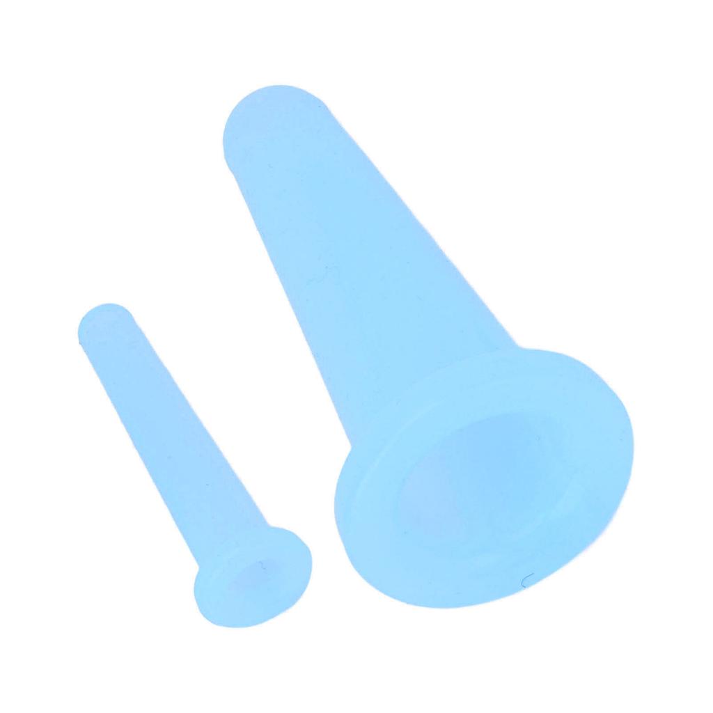 2 PCS Face Cupping Set Mini Silicone Soft Portable Vacuum Suction Massage Cups for Adults Home Use