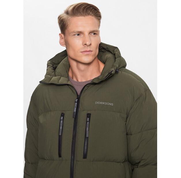 Пуховик Didriksons Hilmer 504239 зеленый Loose Fit
