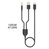 Двухфункциональный Type-C на USB A 3,5 мм Автомобильный стерео Aux Кабель для наушников 2 в 1 Соединительный провод для телефонов/планшетов с USB C