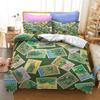 Tractor Bedding Set 3D Printing Farm Tool Cart Home Decoration Pillowcase Quilt Cover Cute Gift To Family and Friends