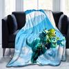 1pc Monsters University Printing Blanket - Soft, All-Season Throw for Living Room, Bedroom,Personalized Gift with Adorable Cartoon Design
