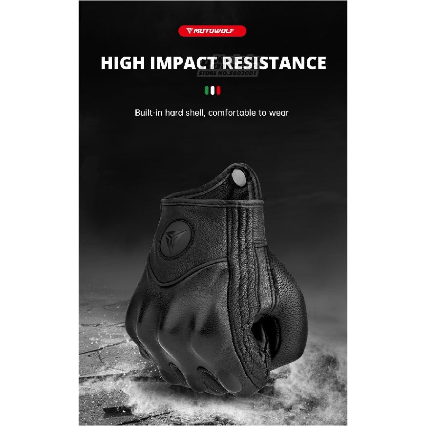 Мотоциклетные перчатки из натуральной кожи, зимние мото перчатки, мужские летние козлиные перчатки для мотоцикла, сенсорный экран, защита кулака