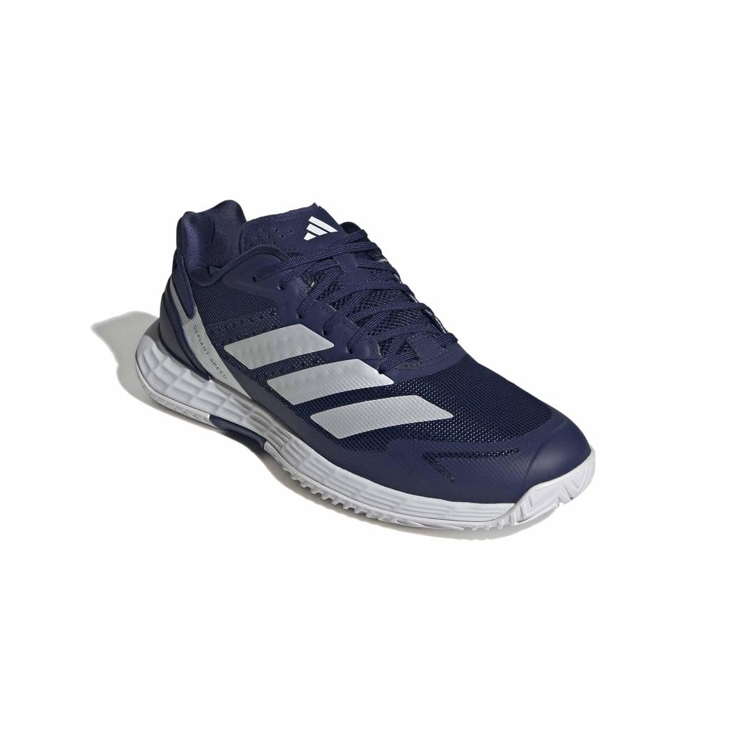 Adidas Defiant Speed 2 Теннис Темно-белый Размер см Обувь, Унисекс, Взрослый, NKD59, Синий/Zero Metallic/Обувь (KI8419), 25,0