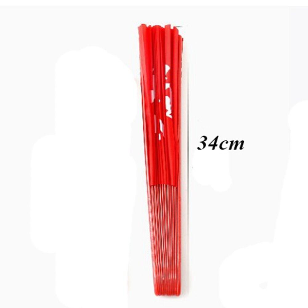 Пластиковая кость Китайский веер Тайцзи Йога Кунг-фу 34 см Ручной складной сценический веер Декор для свадьбы и вечеринки