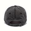 Washed Baseball Cap Printed Retro Old Peaked Cap European and American Dad Hat Men's Baseball Cap