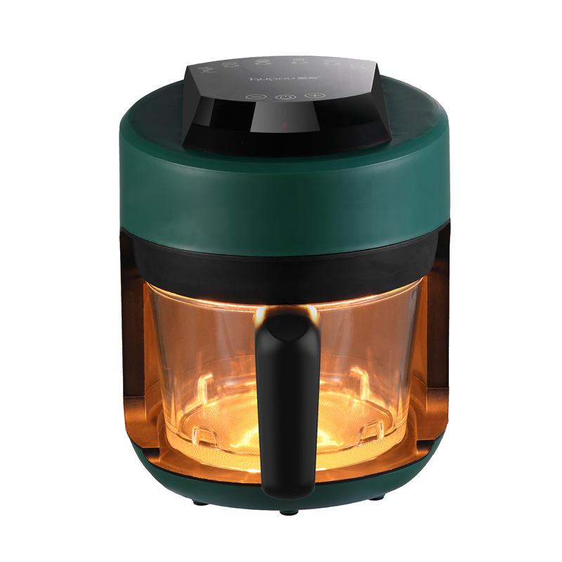 2,5 л воздушная фритюрница, электрическая фритюрница, безмасляная плита с сенсорным управлением, антипригарным покрытием и прозрачным окном, семейный размер