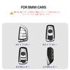 [Khgdfvw] BMW Key Case New Genuine Leather Key Cover Compatible