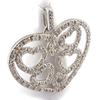 Les Trésors De Lily [J9540] - White 'Love Divine' Silver Pendant
