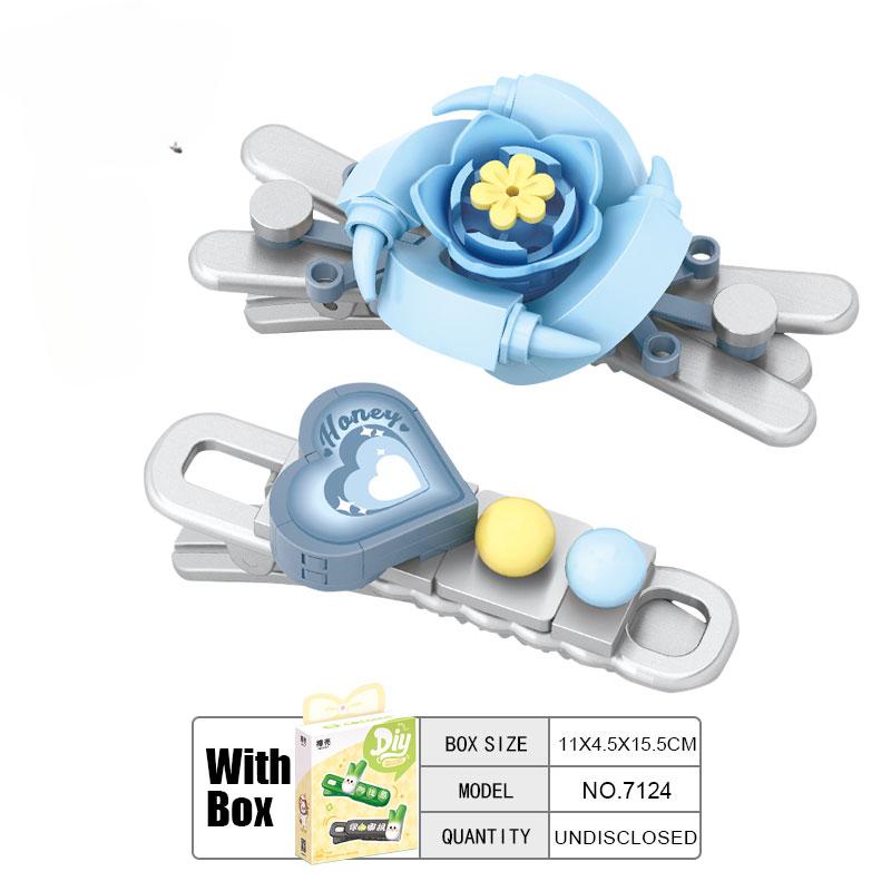 Строительные блоки из скорлупы кокоса, заколки с пандой, кошка, животное, забавные аксессуары для игр в дофамин, подарок для маленьких девочек, Loz