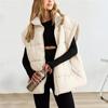 Winter Women Padded Coat Vest Zipper Thicken Warm Jacket Autumn Winter Casual Cotton Down Vests Zipper Puffer Jackets Waistcoat