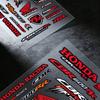 FOR HONDA CBR600RR Waterproof Reflective Motorbike Stickers Easy Peel Removable Decals for Motorcycle Car XL0