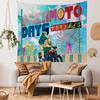 Популярный аниме-экшен Sakamoto Days Гобелен Арт-печать Искусство Научная фантастика Комната Домашний декор Настенное искусство Декор