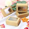 10PCS Wholesale Thickened Paper Gift Box Birthday Candy Cupcake Packing Boxes Handmade Soap Packaging Kraft Paper Boxes