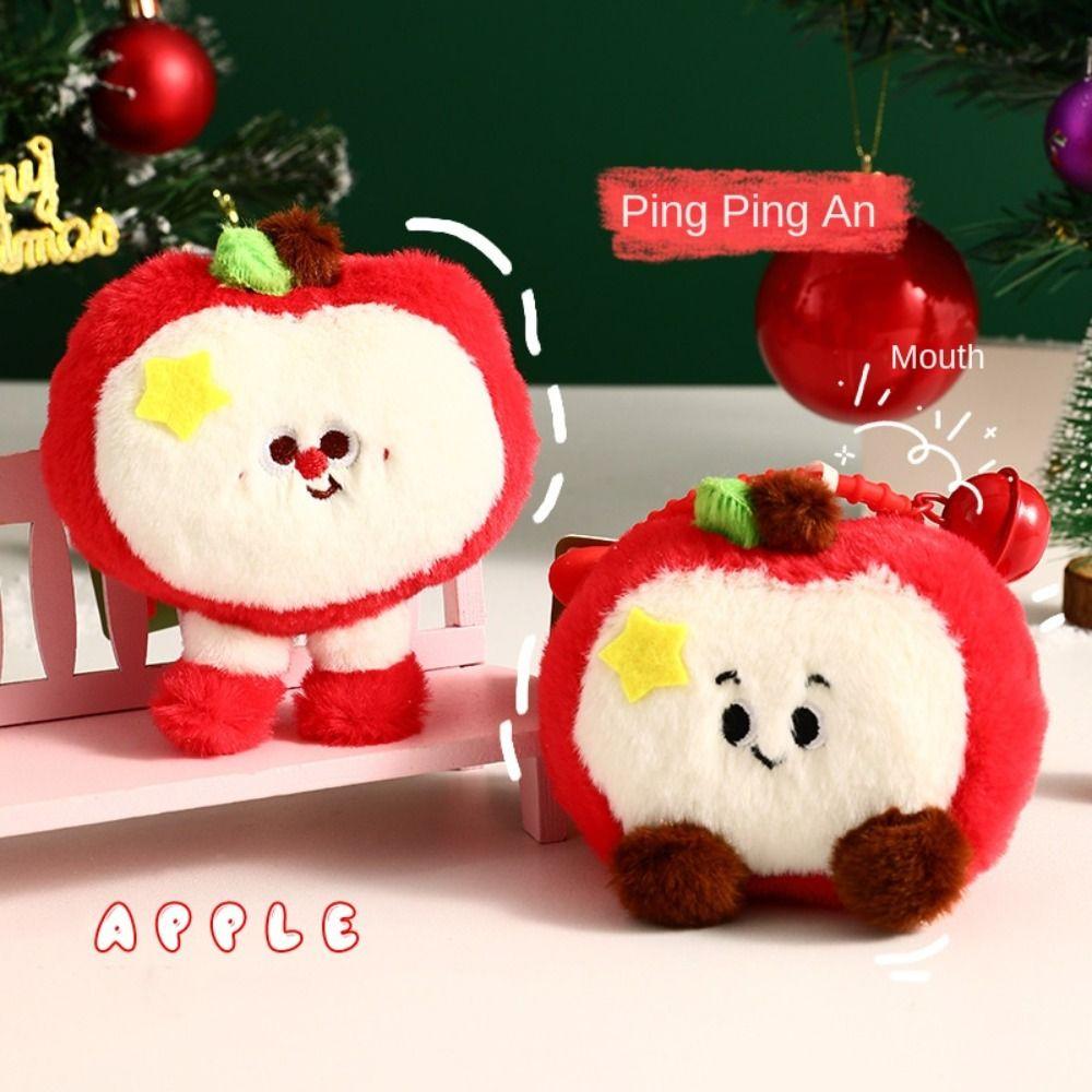 Plush Key Rings Red Bag Pendant Creative Cartoon Key Chains Door Key