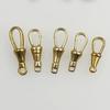 1Pcs Brass Made Pattern Pocket Watch Swivel Clip Chain Spring Snap Hook 30Mm 1.2 Inch Buckle Chain Pearl Gems Diy