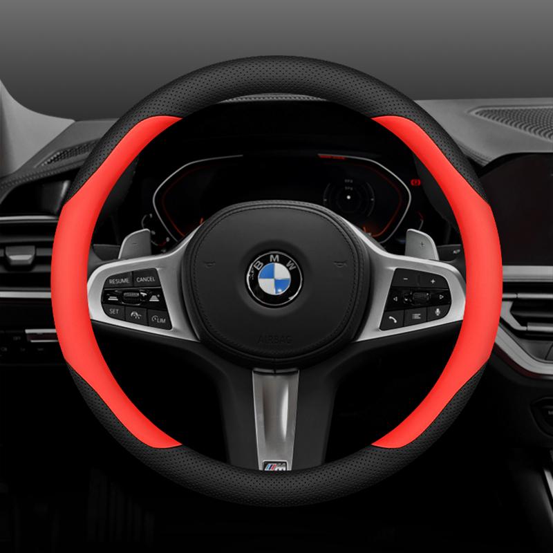 Кожаный чехол на руль автомобиля для BMW G60 X1 U11 X5 G05 X2 G20 Ix1 X6 X2 U10 X3 G45 I4 2023 2024 2025 2026 Аксессуары