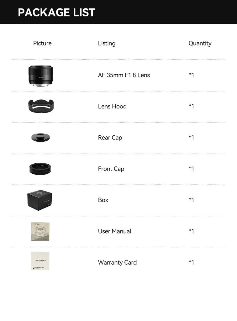 TTArtisan AF 35mm II Autofocus Lens with Lens Hood for Fuji Mirrorless Minimum Focusing Suitable for 2 Year Warranty F1.8 APS-C X-Mount X-Mount