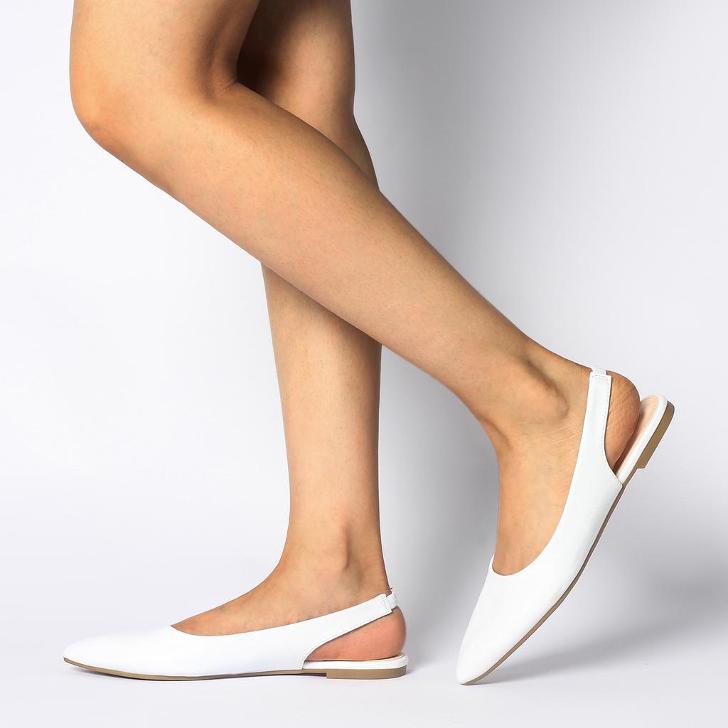 Женские сандалии на плоской подошве с острым носком Элегантные женские балетки