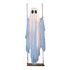 Waterproof Fabric Ghost for Yard Tree Large Hanging Swing Halloween Decoration with Remote Control And String Holiday Home Decor Children Light,