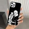 Черно-белый чехол для телефона Hunter HXH для Iphone 16 15 14 13 12 Mini 11 Pro Max 16E X XS XR 7 Plus 8 SE 2020 Мягкий чехол-накладка с принтом