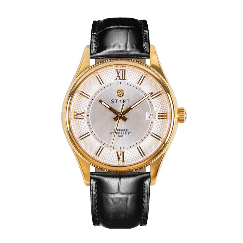 Start Модные мужские часы, швейцарские импортные кварцевые мужские часы со светящимся римским циферблатом и функцией даты