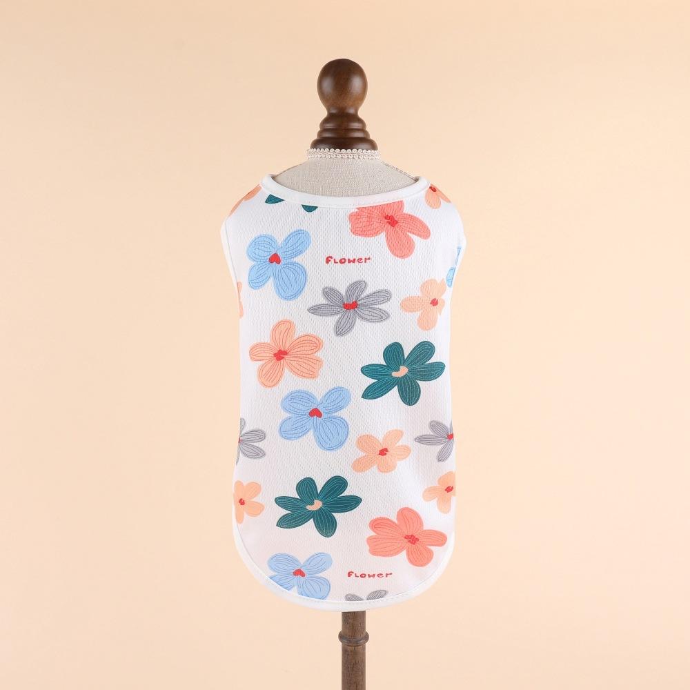 Thin Spring Puppy Dog Vest Teddy Cat Pet Clothes Cat Summer Magic Fight Small Puppy Bigbear Summer Clothes