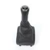 Для Volkswagen VW Polo 9N 9N2 2002 2003 2004 2005 2006 2007 2008 2009 кожаная ручка переключения передач, чехол для рычага переключения передач, чехол для багажника