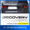 For Land Rover Discovery 5 Front Hood Emblem Modified, Front Letter Badge, DISCOVERY Rear Trunk Logo Sticker BQQ0