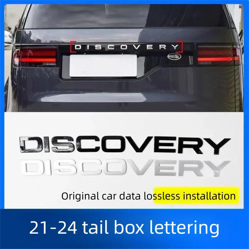 For Land Rover Discovery 5 Front Hood Emblem Modified, Front Letter Badge, DISCOVERY Rear Trunk Logo Sticker BQQ0