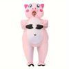 Cosplay Adult Pig Inflatable Costume For Halloween Parties Stage Performances