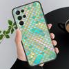 Mermaid scales Fish Scale Phone Case For Samsung S25 S24 S23 S22 S21 S20 Ultra S20 S22 S21 S23 S20 FE S24 Plus