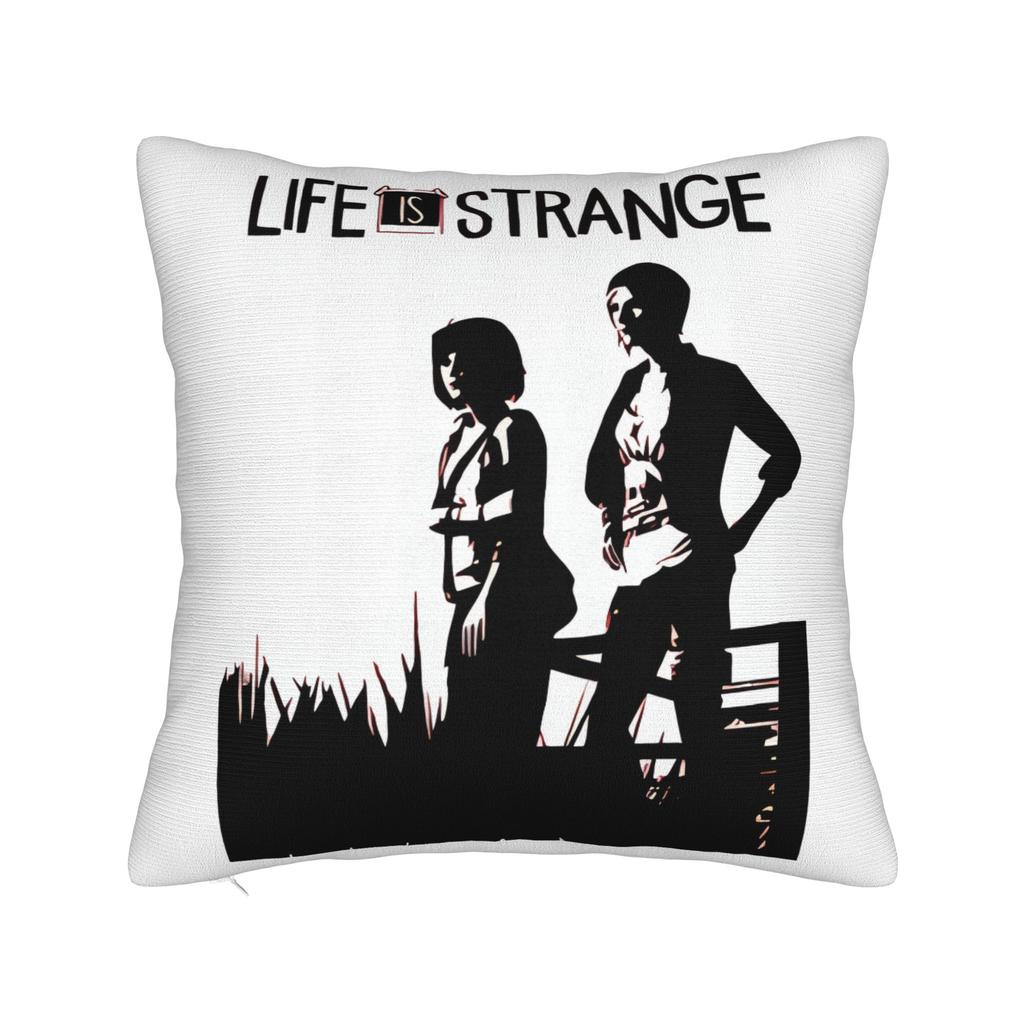 Life Is Strange Наволочка с изображением Макс Колфилд и Хлои Прайс Графическая наволочка для офиса, автомобиля, домашнего декора Модные наволочки