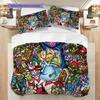 Glass Wonderland Magical Journey Through Fantasy Threepiece Set 1 Duvet Cover 2 Pillowcase Without Core Christmas Birthday Gift Bedding Set