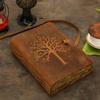 Tree Of Life Leather Journal Vintage Leather Journal Book Of Shadow Grimoire