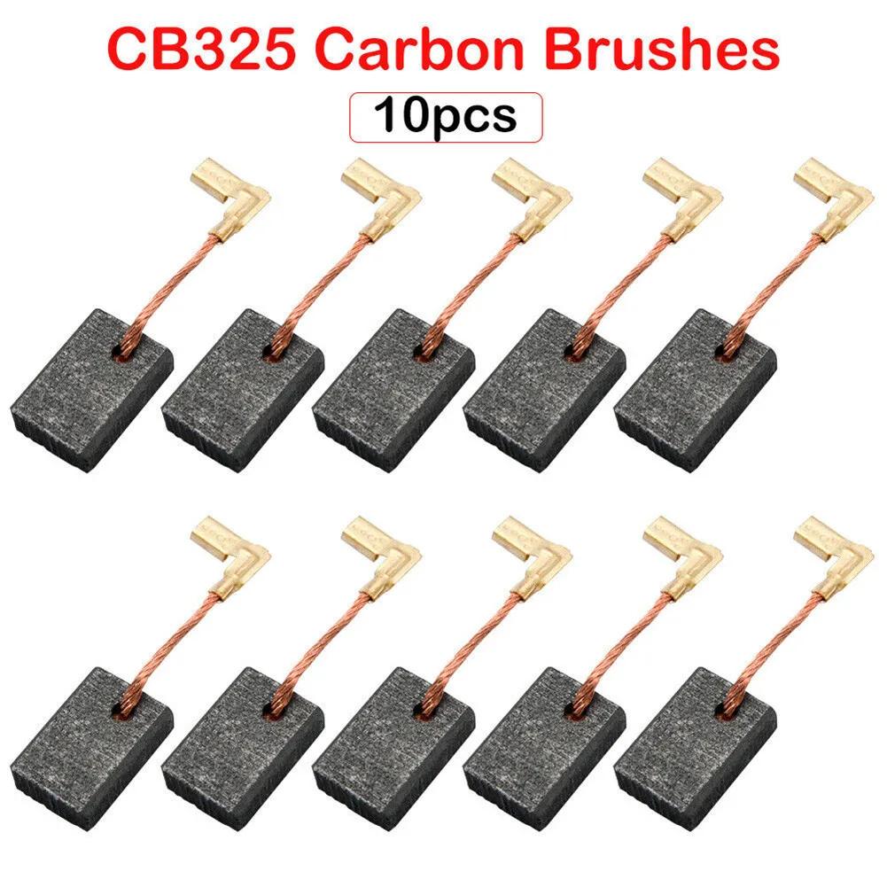 10pcs CB325 Carbon Brushes 17*11*5 Mm Replacement Parts 194074-2 For 9553NB 9554NB 9555NB Motor Electric Drill Power Tools