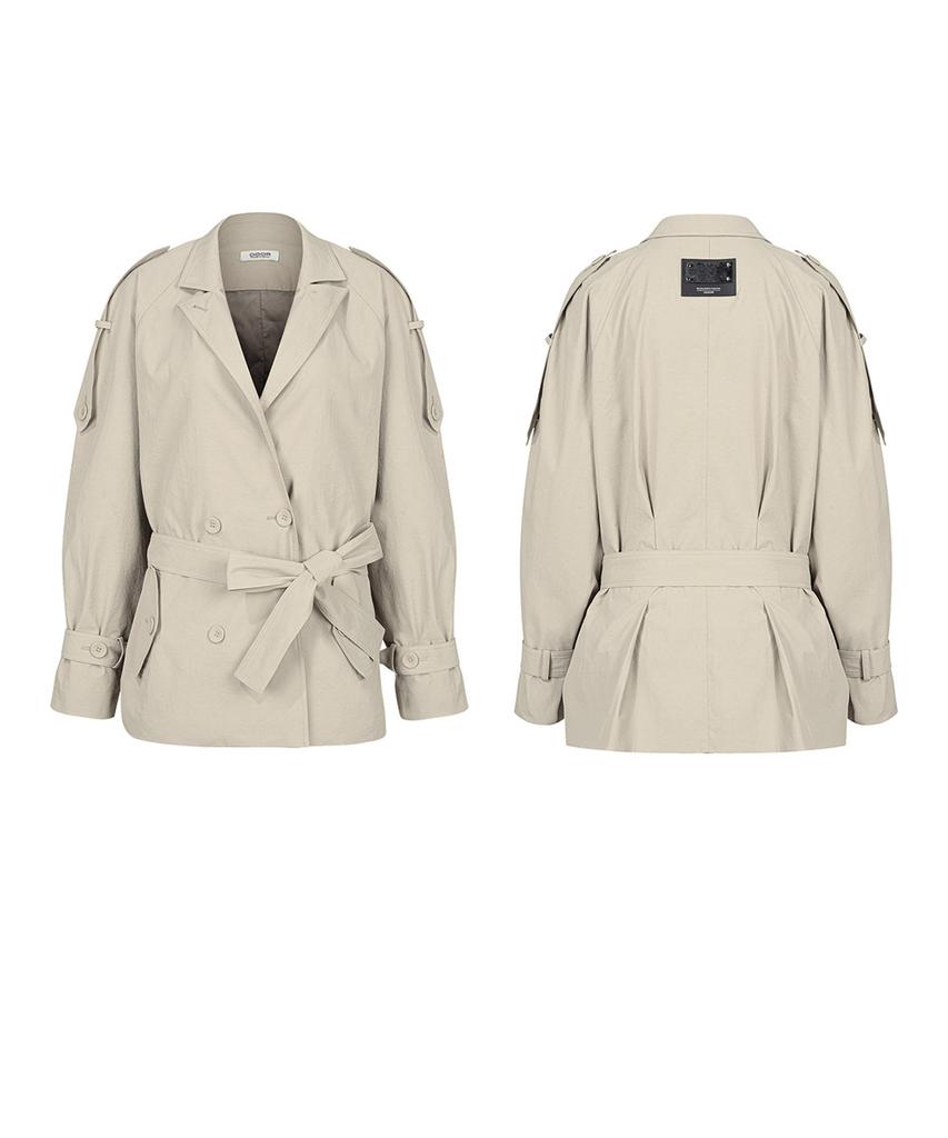 Odor Shaped Mini Trench - Beige