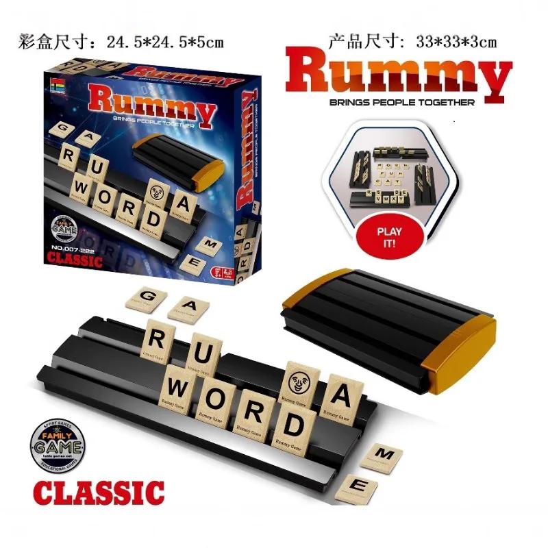 Digital Mahjong Rummy Tabletop Game Number Matching Strategy Board for Multiplayer Social Party Entertainment Friends Game Night