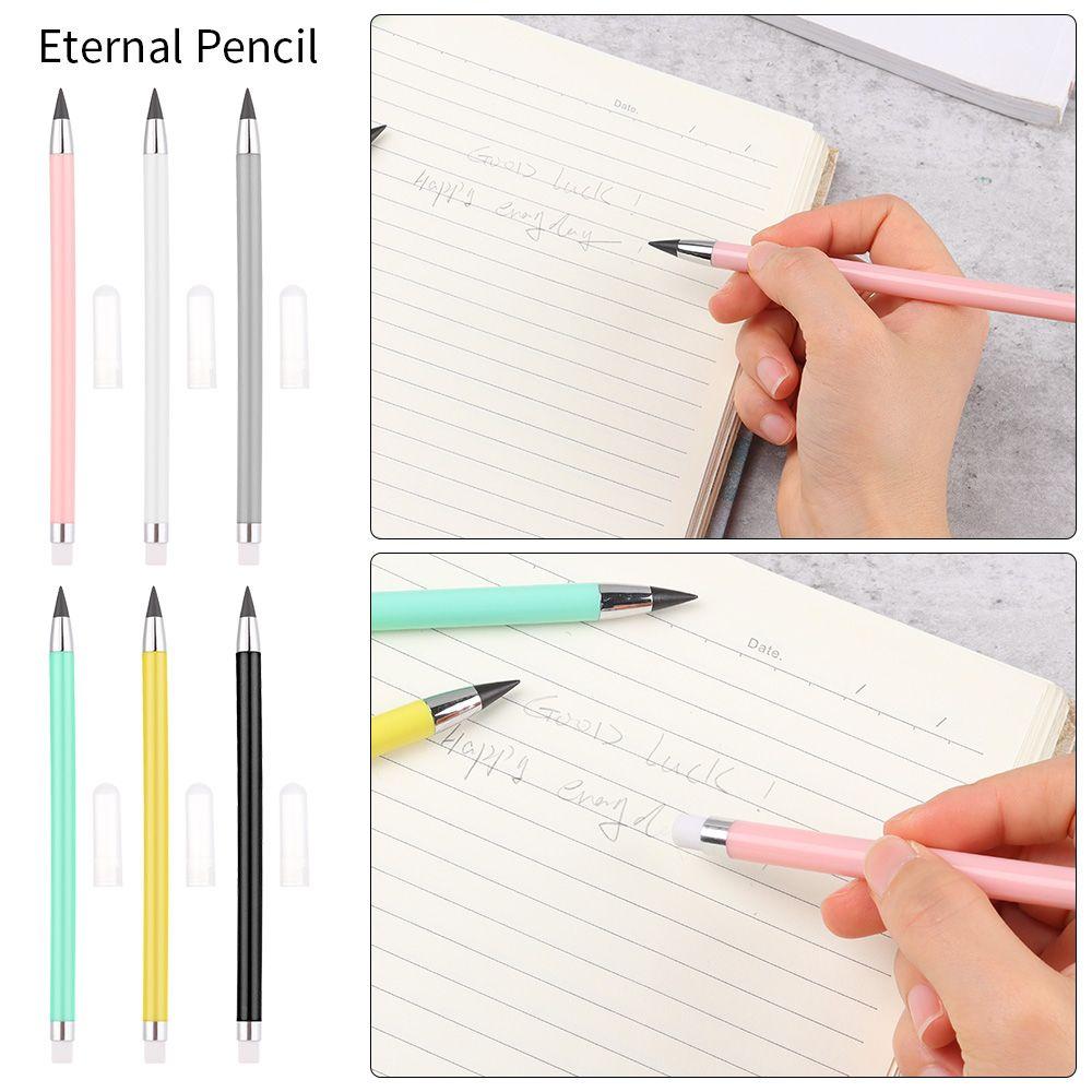 Macarons Color School Stationery No Ink HB Inkless Eternal Pencil Sketch Tool Unlimited Writing Pen