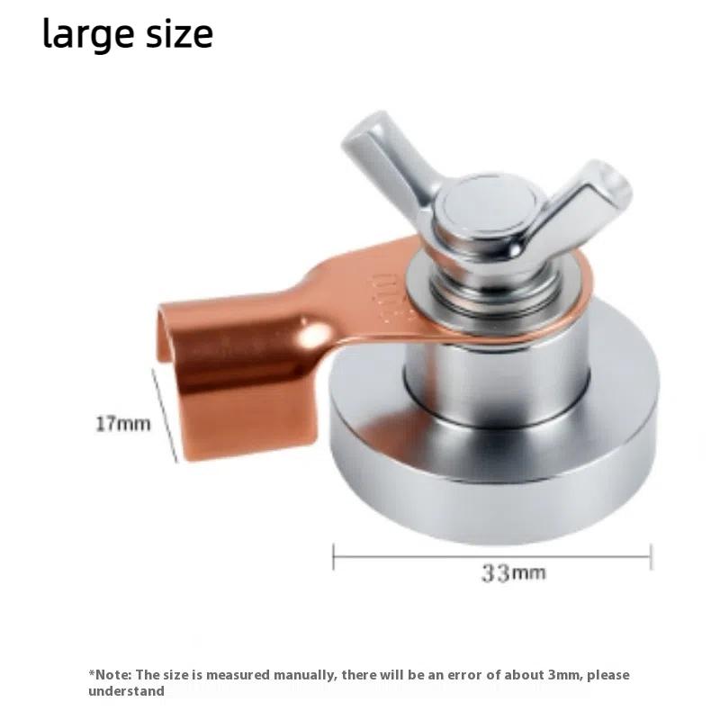 1 шт. Магнитный держатель с сильным захватом и быстрым отсоединением, Магнитный зажим заземления, Сильный магнитный сварочный зажим-поддержка