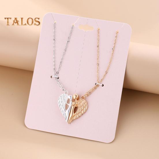 1 пара парных ожерелий для женщин и мужчин, подвеска для объятий, любовь, объятия, парное ожерелье, ювелирные изделия, подарок на годовщину