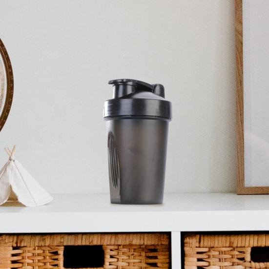 400 мл протеиновый шейкер с шариком для смешивания, герметичный дизайн, спортивный шейкер, легкая пластиковая бутылка-блендер