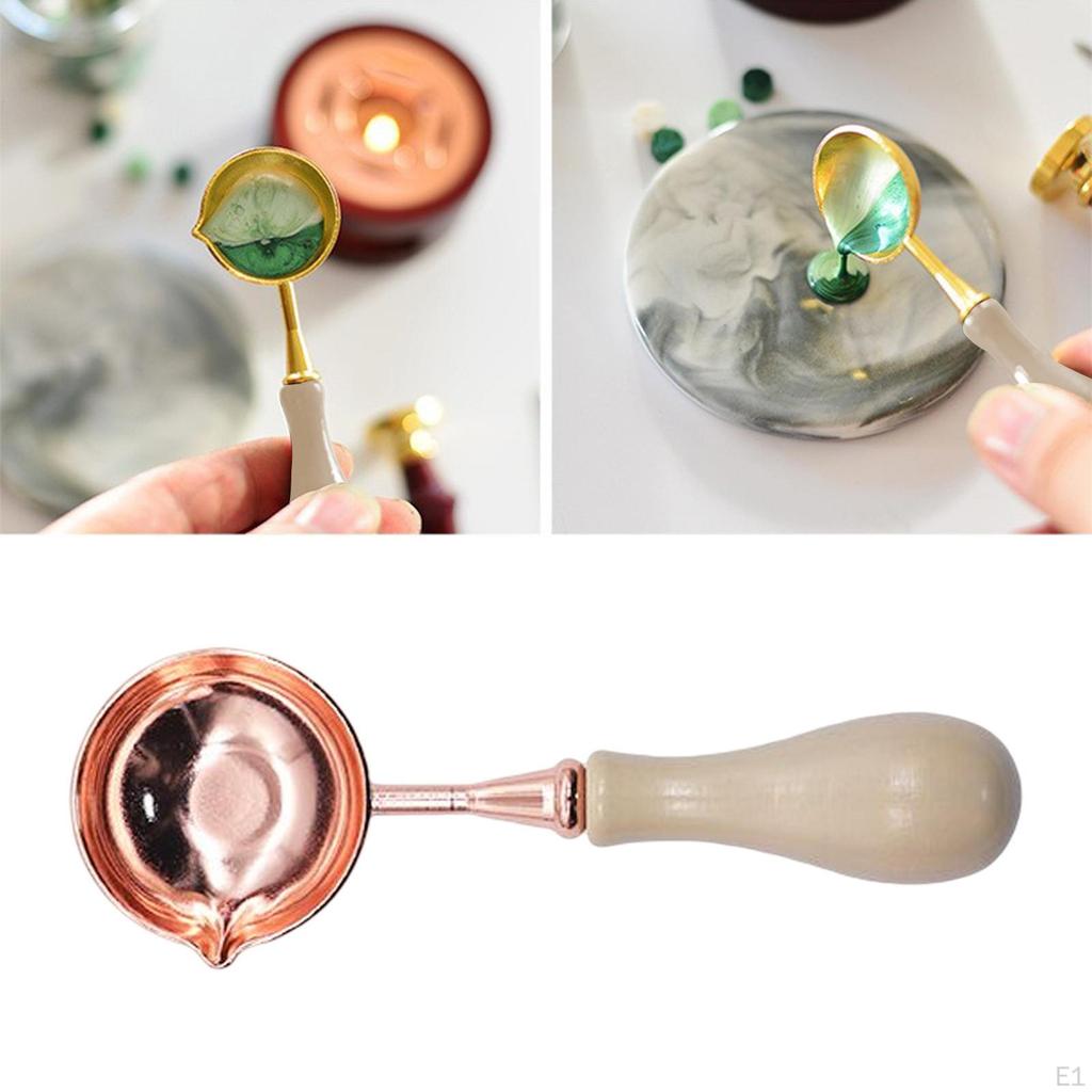 Ложка для плавления с удобной ручкой Штамп для DIY для свадебных приглашений поделок Праздничные подарки