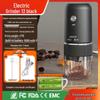 Wireless Portable Coffee Grinder with External Adjustment for Camping, Hand Drip, and Espresso