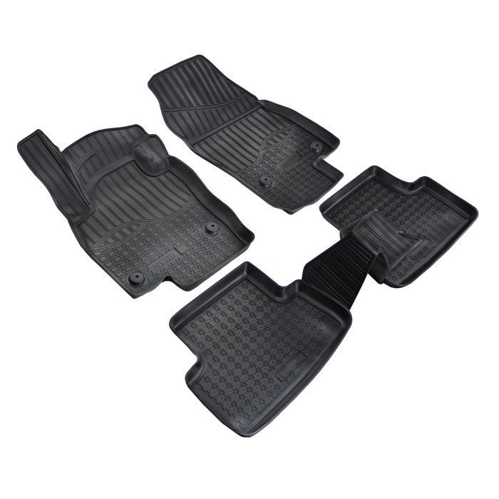 Tapis De Sol En Caoutchouc TPE - NORM Liners - Volkswagen T-Cross - Antidérapant - Résistant - Facile à nettoyer