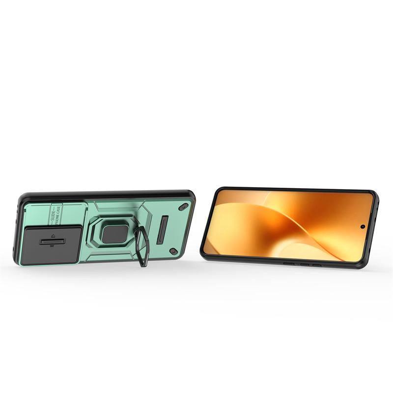 Для чехла Realme 15 Pro Чехол Realme 15 Pro Защита камеры со сдвижной шторкой Держатель Бампер Защитные чехлы для телефона На Realme 15 5G Funda