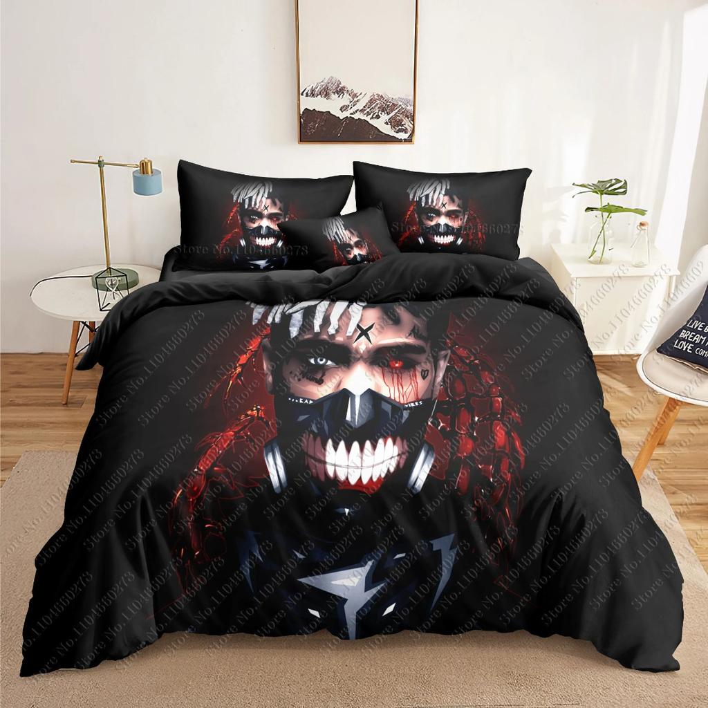 J-Juice Wrld 3D Комплекты постельного белья 3D Принт Набор пододеяльников Взрослые/Дети Одеяло Подарок на день рождения Дропшиппинг Подарок для фанатов