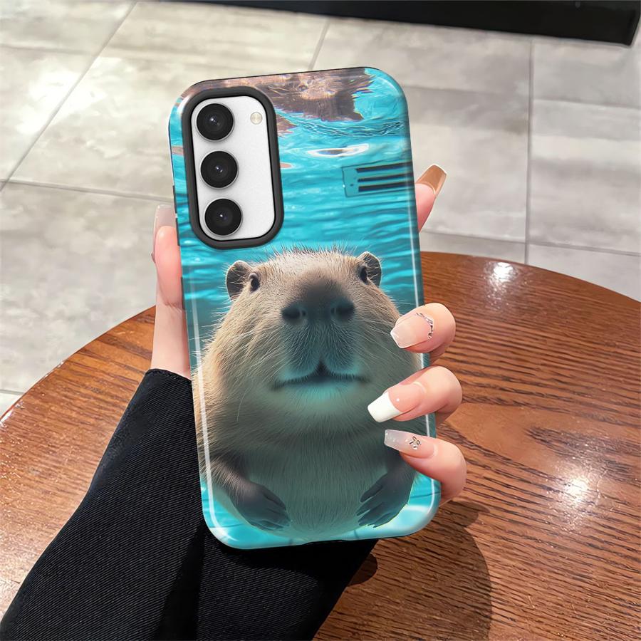 Funny CapyBara Phone Case for Samsung Galaxy S25 A16 S20 FE S25Ultra S24 Ultra A36 A56 S23 A26 S23Ultra Soft Cover Capa