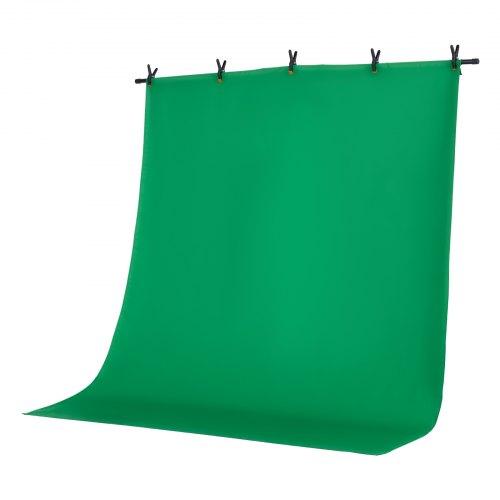 VEVOR Backdrop Stand, 5 x 6.5 ft Adjustable Photo Backdrop Stand Kit, Portable Background Backdrop Stand with 3 Crossbars