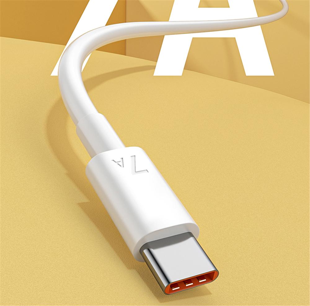 7A 100W USB-кабель Type C для быстрой зарядки и передачи данных для Xiaomi 13 12 11 Huawei Mate 50 60 Redmi K50 Note 13 Honor 90 POCO F5 X5 Pro