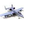 Модель штурмовика A-10 Thunderbolt II в масштабе 1/100 с подставкой для демонстрации. Для домашнего декора, коллекции, подарка.